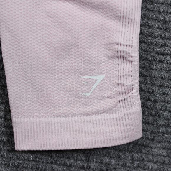 Gymshark Leggings Womens Small Pink Ombre Seamless High Waist - Picture 6 of 8